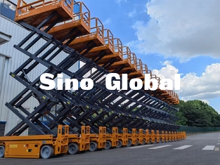 O elevador Skyboom SSL-12HD do crescimento do homem elétrico Scissor o crescimento levanta a altura de funcionamento de 12m