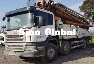 Zoomlion usou o caminhão concreto da bomba do crescimento 56 medidores com modelo de Scania