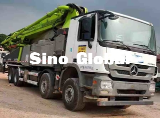 Zoomlion usou o caminhão da bomba concreta, crescimento concreto usado transporta 52 medidores 300KW