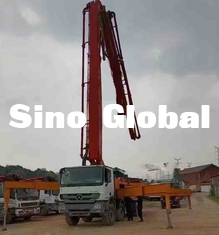 SY5419THB 56 usou o caminhão 56M da bomba concreta um alcance vertical de 6 seções
