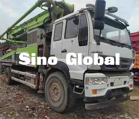Altura de alimentação concreta usada do caminhão 37M With Sinotruk Chassis 1370mm da bomba de Zoomlion