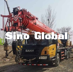 Lorry Crane usado STC200C5, velocidade de Sany 20 Ton Truck Crane 80km/H
