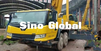 50 consumo de petróleo de Ton Used Truck Crane XCMG QY50KA 40L por 100km