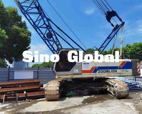 Modelo QUY70 61 Ton Weight de 70 toneladas usado tipo do guindaste de esteira rolante de Zoomlion