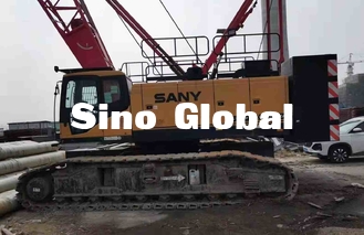 Sany SCC1000A usou o guindaste de esteira rolante de 100 toneladas com comprimento do crescimento de 13m 64m