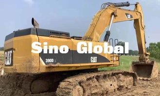390KW usou a capacidade do depósito de gasolina de Caterpillar 390D 1240L da máquina escavadora da esteira rolante