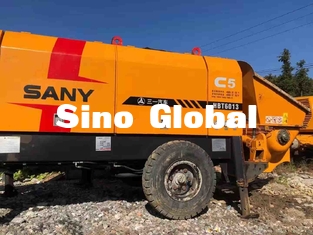 HBT6013 Sany usou o reboque montou o tipo da válvula da bomba concreta 90KW S