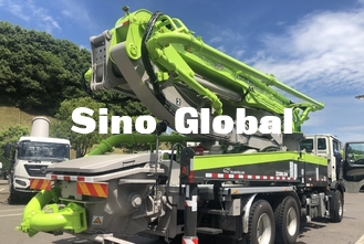 A bomba concreta de Zoomlion Putzmeister Sany XCMG transporta 23m a 88m com chassis opcionais