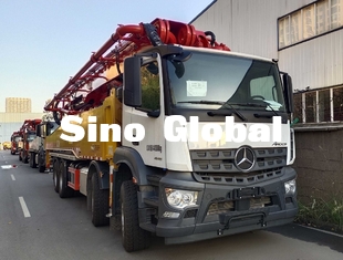 Sany novo 47M Bomba de concreto montada em caminhão com Benz Chassis
