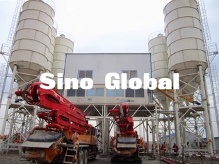Capacidade de tratamento por lotes concreta do poder 180 M3/H da planta 205KW de Zoomlion HZS180