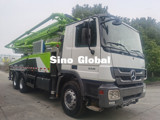 Caminhão usado 2013 56m modelo da bomba concreta de Zoomlion com Mercedes Benz Chassis