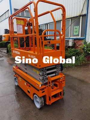 o diesel da capacidade 230kg Scissor o CE da altura de funcionamento do elevador 7.8m aprovado