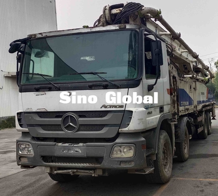 Zoomlion usado modela o caminhão da bomba concreta de 2013 56m com Mercedes Benz Chassis