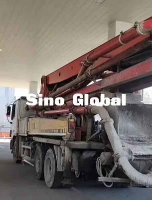 Caminhão do tipo 37M Used Concrete Pump de Sany com seção de 5 crescimentos