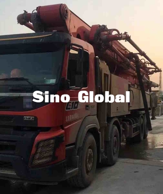 Sany 56m usou o caminhão da bomba concreta com chassi de Volvo 172 saída do ³ /H de M
