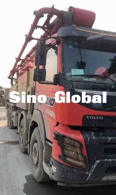 Sany 56m usou o caminhão da bomba concreta com chassi de Volvo 172 saída do ³ /H de M