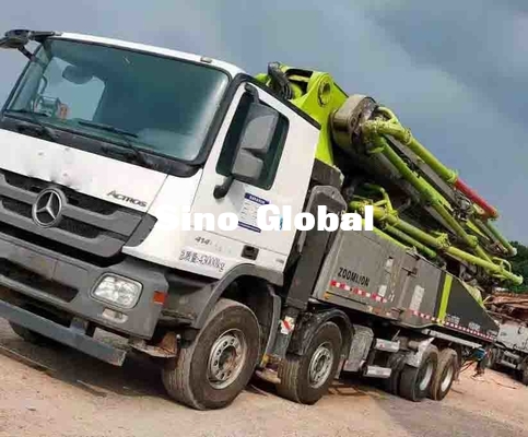 Zoomlion usou o caminhão da bomba concreta, crescimento concreto usado transporta 52 medidores 300KW