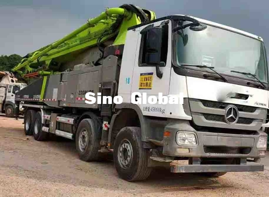 Zoomlion usou o caminhão da bomba concreta, crescimento concreto usado transporta 52 medidores 300KW