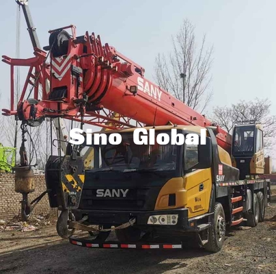 Lorry Crane usado STC200C5, velocidade de Sany 20 Ton Truck Crane 80km/H