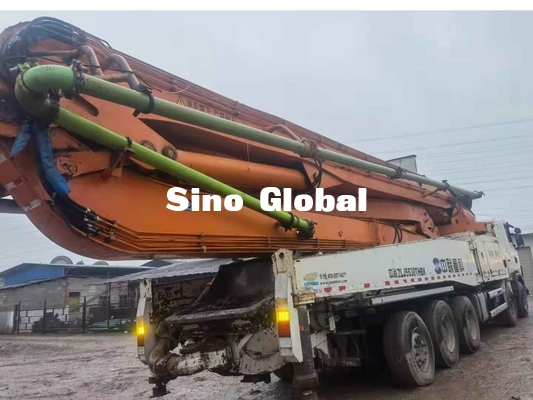 Caminhão de Zoomlion 63M Used Concrete Pump com o chassi de Scania com modelo 2013