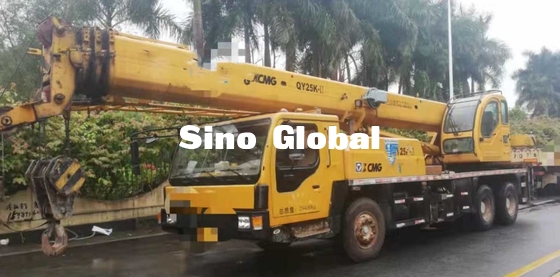 guindaste 25 Ton Capacity da segunda mão XCMG 3000mm Radus de trabalho