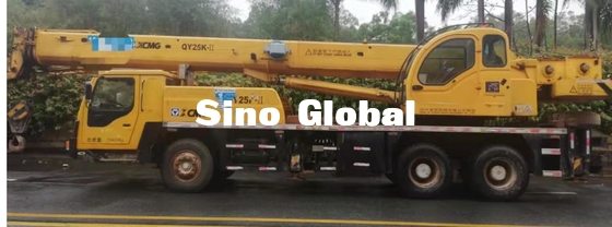 guindaste 25 Ton Capacity da segunda mão XCMG 3000mm Radus de trabalho