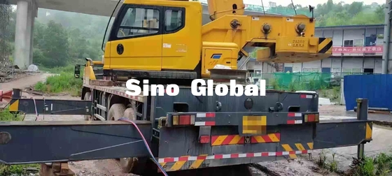 50 consumo de petróleo de Ton Used Truck Crane XCMG QY50KA 40L por 100km