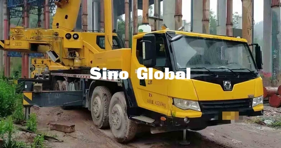 50 consumo de petróleo de Ton Used Truck Crane XCMG QY50KA 40L por 100km