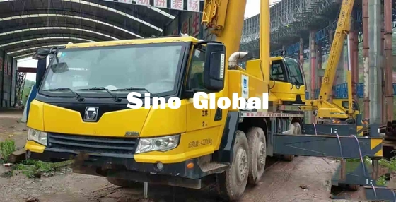 50 consumo de petróleo de Ton Used Truck Crane XCMG QY50KA 40L por 100km