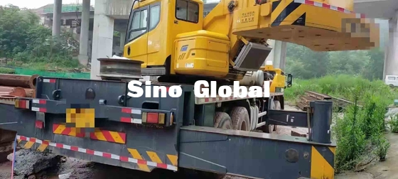 50 consumo de petróleo de Ton Used Truck Crane XCMG QY50KA 40L por 100km