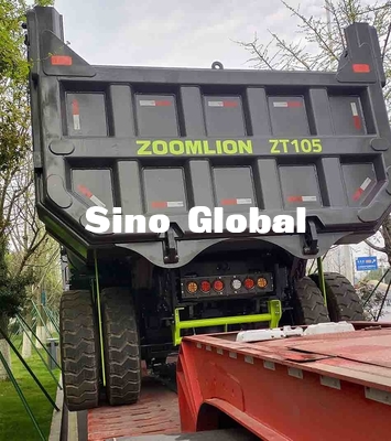 Caminhão basculante resistente Zoomlion ZT105 da segunda mão para a mineração