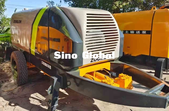 Capacidade elétrica usada do funil de Zoomlion 600L da bomba concreta do reboque