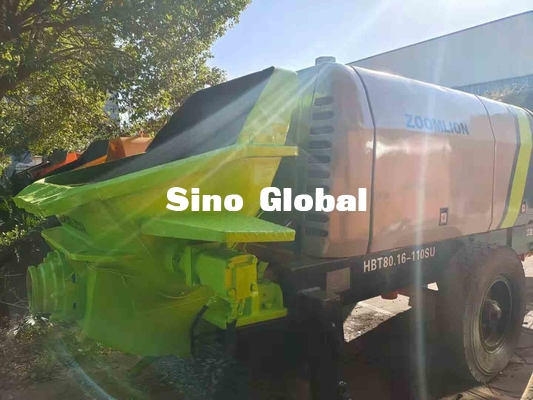 Capacidade elétrica usada do funil de Zoomlion 600L da bomba concreta do reboque
