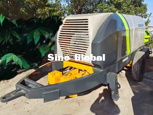 Capacidade elétrica usada do funil de Zoomlion 600L da bomba concreta do reboque