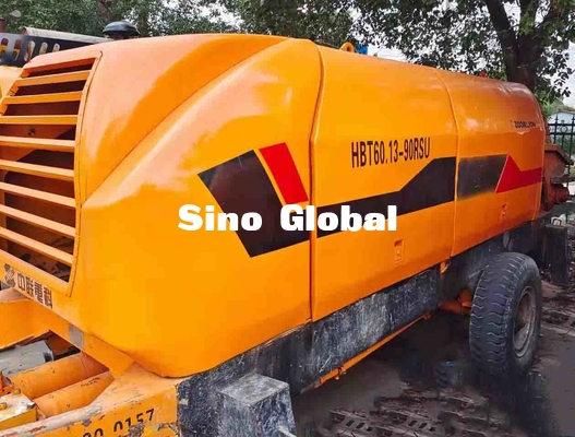 Bomba concreta 174KW Zoomlion HBT60.13.90SU do reboque da segunda mão