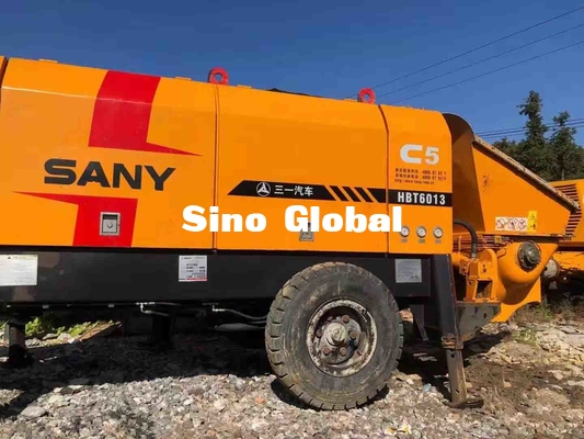 HBT6013 Sany usou o reboque montou o tipo da válvula da bomba concreta 90KW S