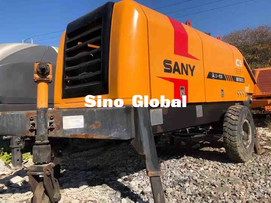 HBT6013 Sany usou o reboque montou o tipo da válvula da bomba concreta 90KW S