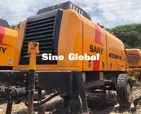 Poder avaliado concreto usado elétrico de Sany HBT6013 90KW da bomba do reboque