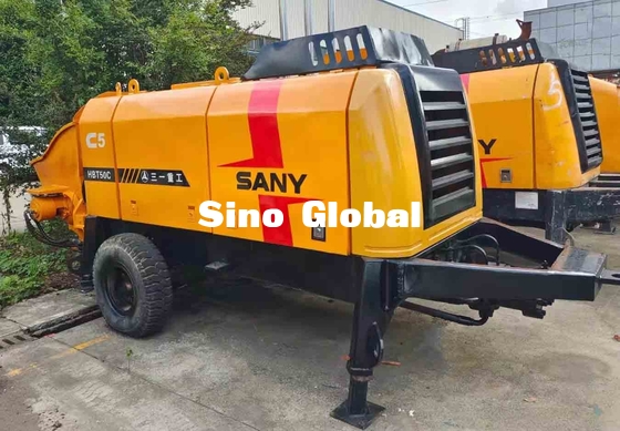 Tipo aprovado usado de Sany da bomba do reboque do sistema hidráulico CE concreto