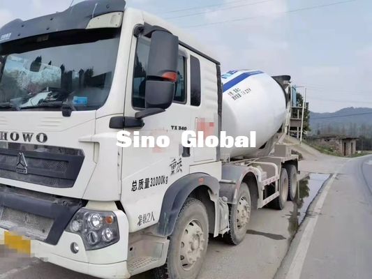 tipo diesel poder do ò caminhão do misturador concreto de Howo da mão do ³ 371HP dos 10M