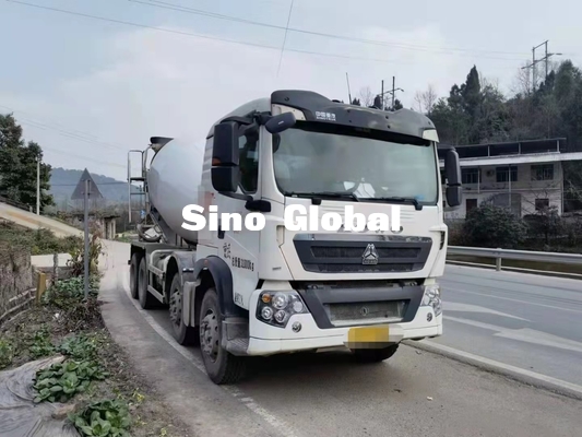 tipo diesel poder do ò caminhão do misturador concreto de Howo da mão do ³ 371HP dos 10M