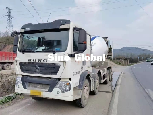 tipo diesel poder do ò caminhão do misturador concreto de Howo da mão do ³ 371HP dos 10M