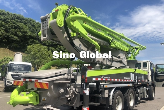 A bomba concreta de Zoomlion Putzmeister Sany XCMG transporta 23m a 88m com chassis opcionais