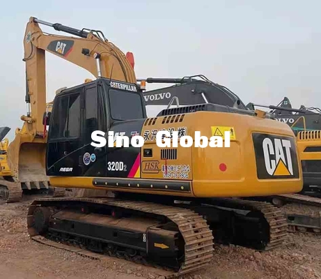?a máquina escavadora de Caterpillar 320D da mão 99,9 do poder 340L quilowatts da capacidade do tanque