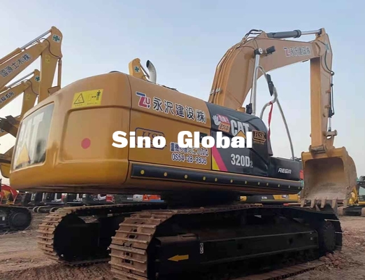 ?a máquina escavadora de Caterpillar 320D da mão 99,9 do poder 340L quilowatts da capacidade do tanque