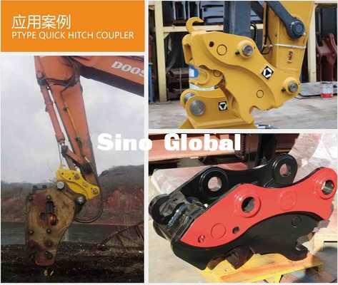 Máquina escavadora Quick Hitch Coupler para KOMATSU Sany CAT Maquinário de construção